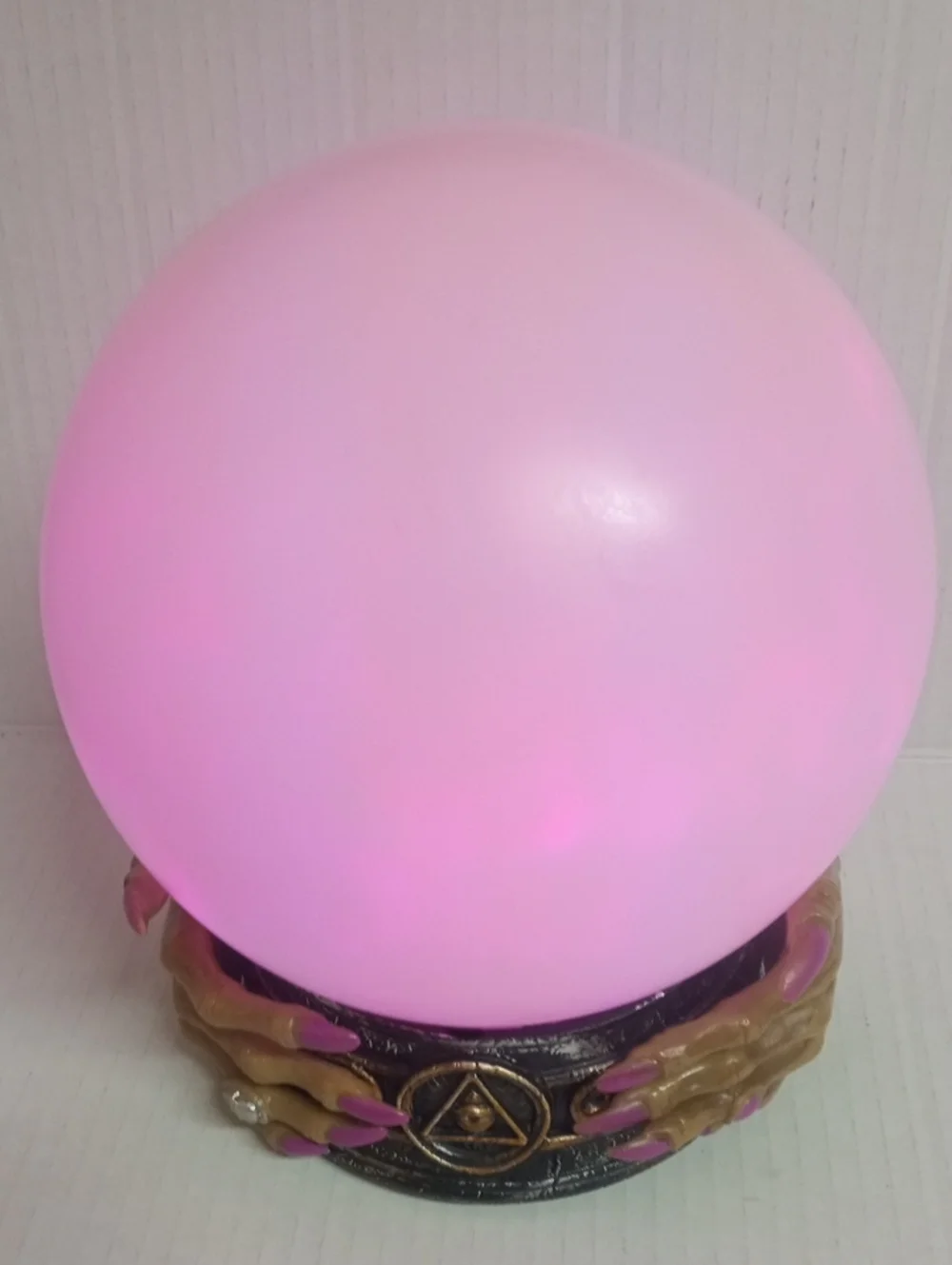 Halloween Prop with Sound & Lights Fortune Teller LED Witch Crystal Ball Orb